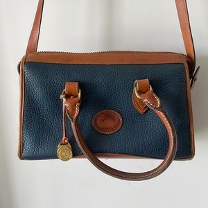 Vintage Dooney and Bourke Navy R29 Classic Satchel